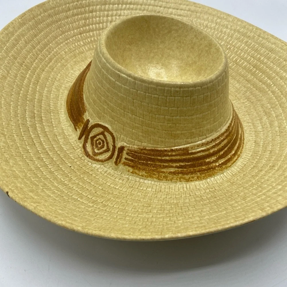 Vintage Sombrero/Cowboy Hat Chips and Dip Serving Dish Party Taco Tuesday Craft